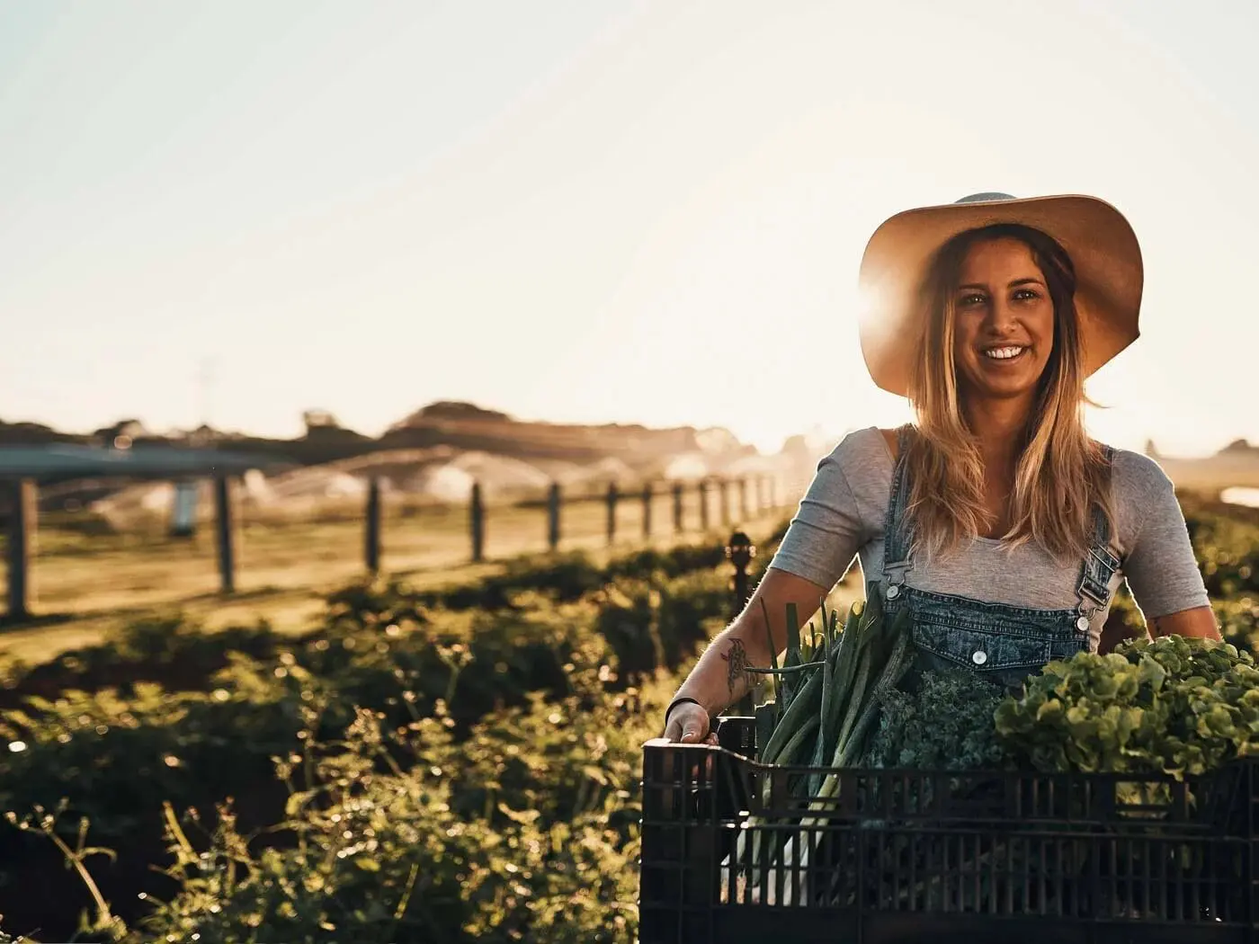 femme a la ferme